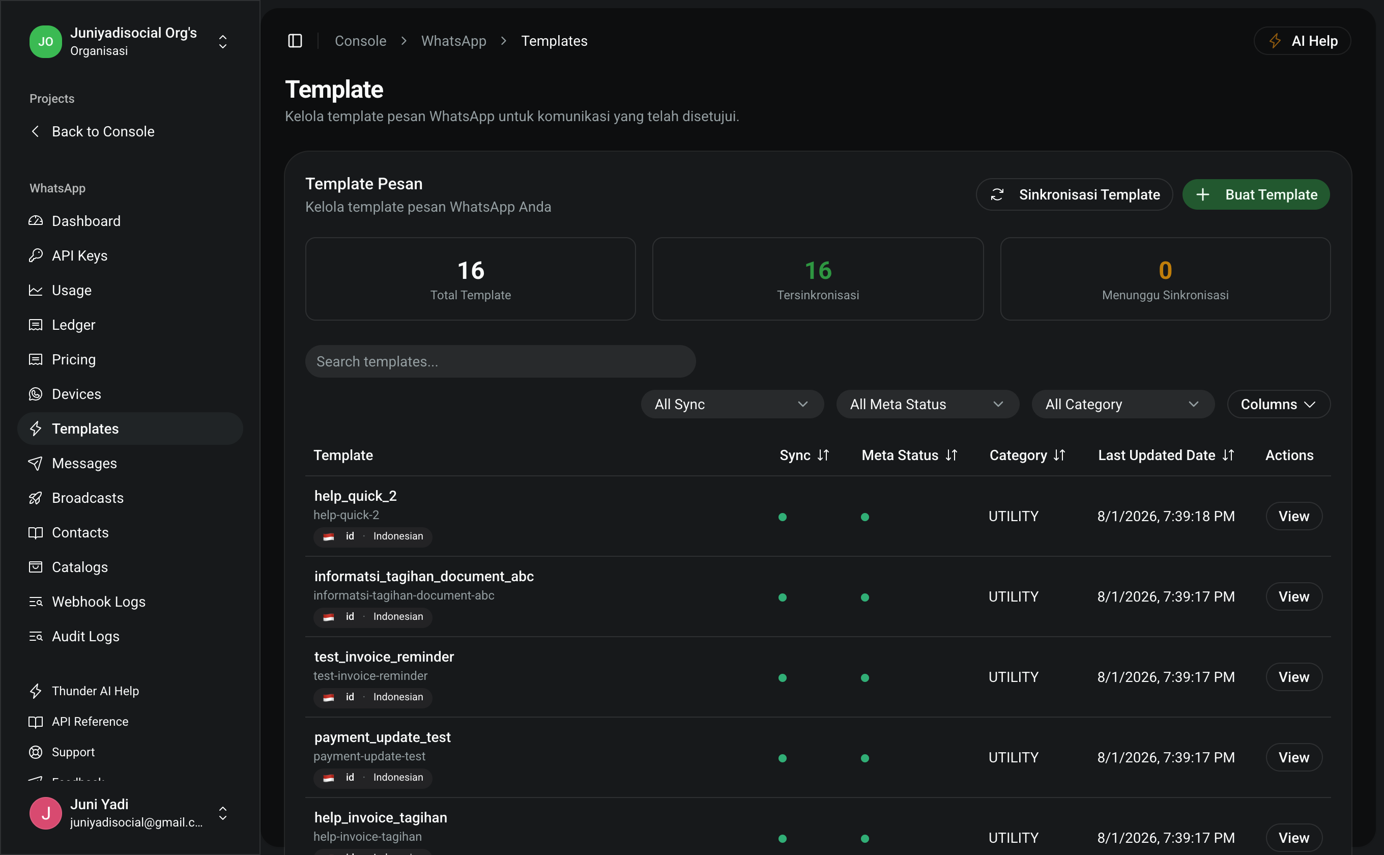 Templates Management